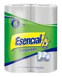 PAPEL HIGIENICO ESENCIAL TEXTURAO 6 X 30MTS OFERTA